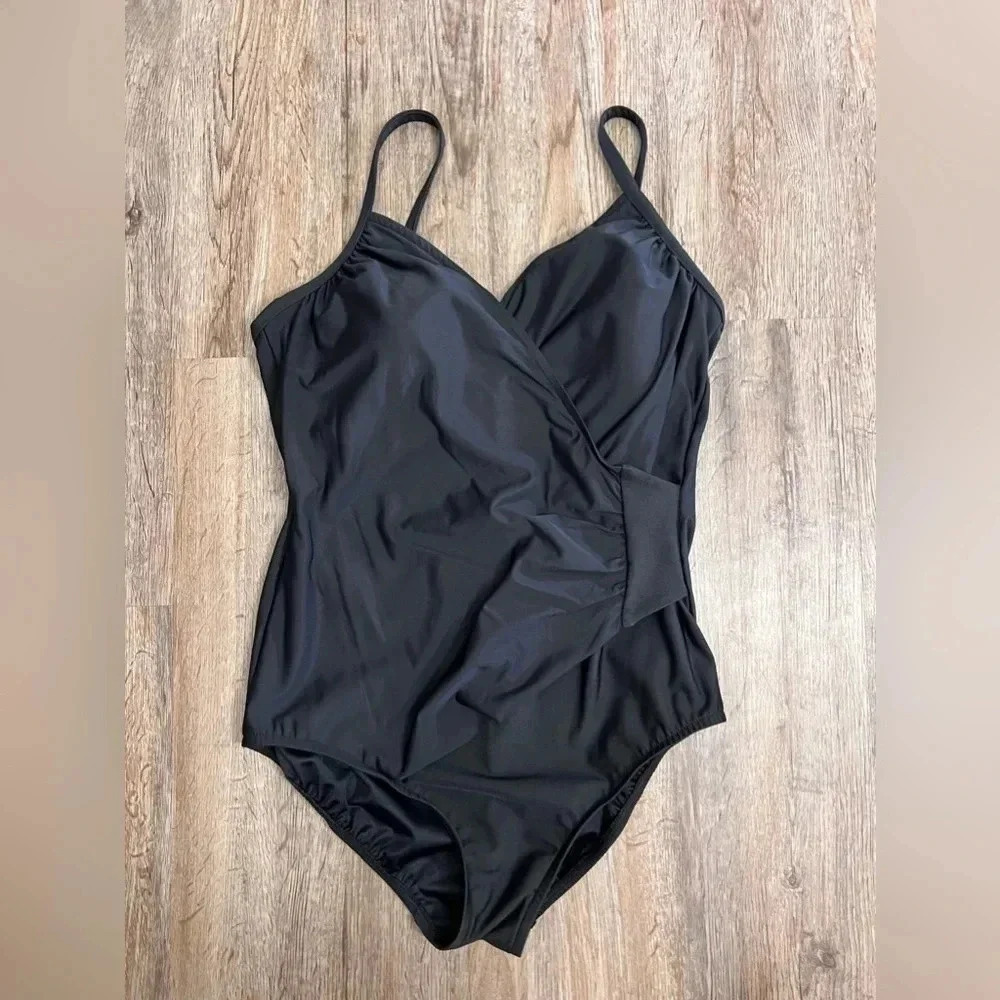 Shape Solver • Black One Piece Swimsuit